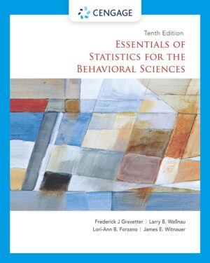 Essentials Of Statistics For The Behavioral Sciences